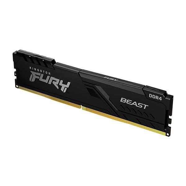 Kingston FURY Beast 8GB 3200MHz DDR4 Black Desktop Memory KF432C16BB/8WP