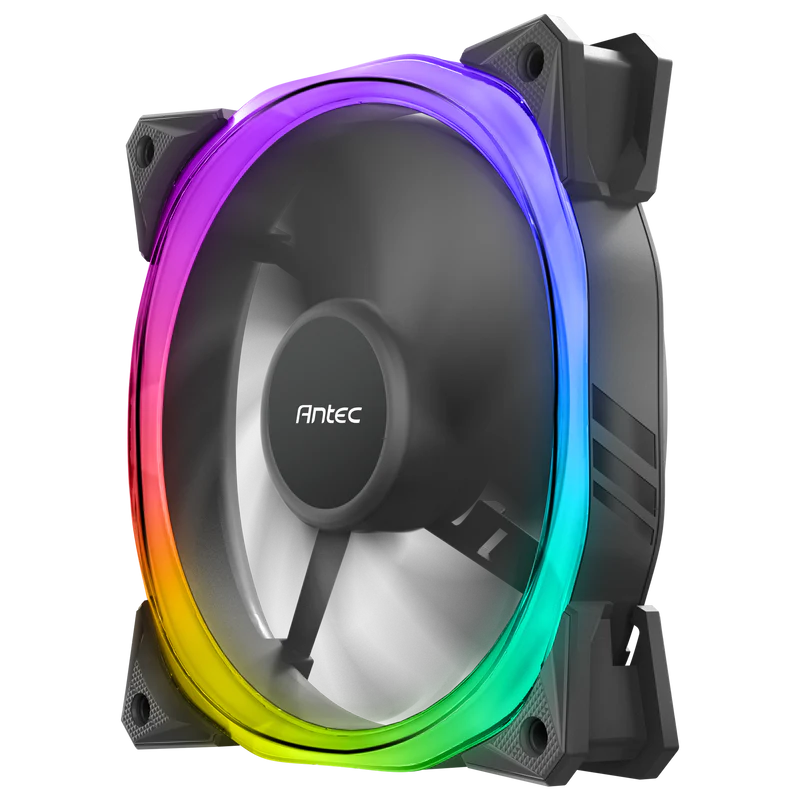 ANTEC FUSION 120 ARGB BLACK - 120MM ARGB CABINET FAN (SINGLE PACK)