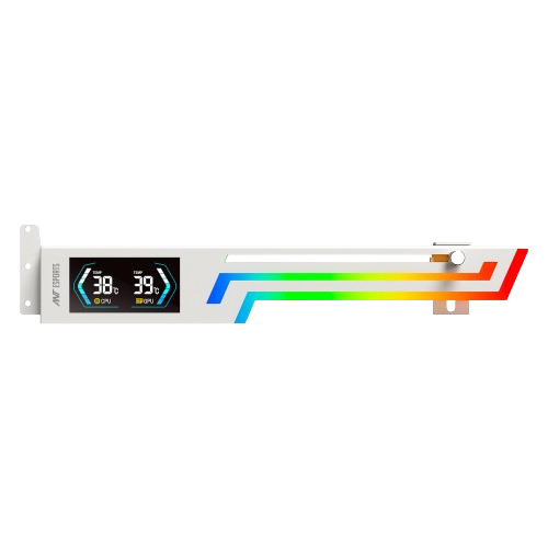 ANT ESPORTS GCB200 DIGITAL GPU SUPPORT BRACKET (WHITE)