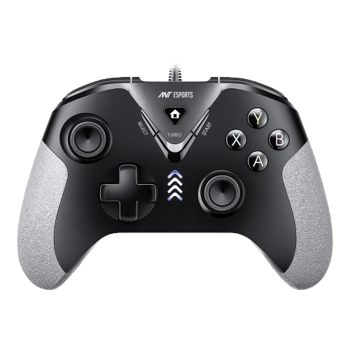 Ant Esports GP165 Wired Controller with Hall Effect Magnetic Triggers for PC/PS3/Android (Black/Grey)