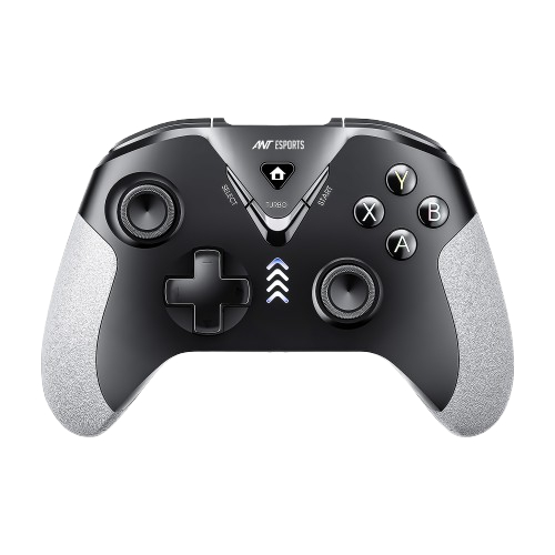 Ant Esports GP365 Pro Wireless Controller with Hall Effect Magnetic Triggers for PC/PS3/Android, 2.4G Connectivity (Black/Grey)