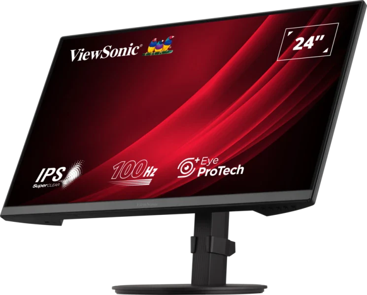 ViewSonic VG2408 24" 100Hz 1080p Full HD IPS Panel 5ms Monitor with Built-in Speakers