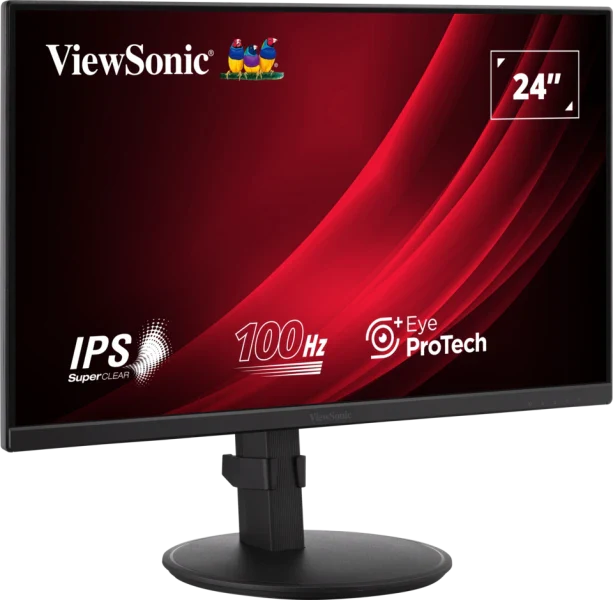 ViewSonic VG2408 24" 100Hz 1080p Full HD IPS Panel 5ms Monitor with Built-in Speakers