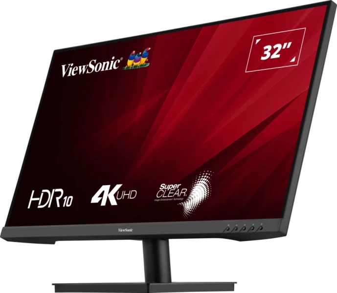 ViewSonic VA3208-4K-MHD (81.28cm) 32 Inch 4K UHD 3840x 2160 with Built-in Speakers, HDR10, sRGB 104%, Eye ProTech, SuperClear VA Panel, HDMI and DisplayPort