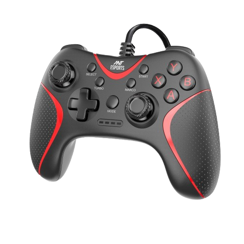 Ant Esports GPL200 Wired Gaming Controller Game Controller Joystick with Dual-Vibration