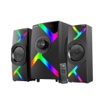 ANT ESPORTS GS80,80W 2.1 CHANNEL BLUETOOTH MULTIMEDIA RGB SPEAKER WITH SUBWOOFER - GUN BLACK- (R-41271349) ETA-SD-20231211324