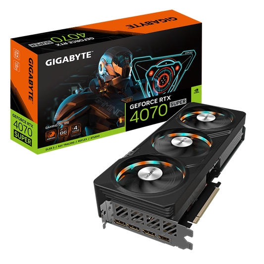 GIGABYTE GEFORCE RTX 4070 SUPER 12GB GAMING OC GRAPHIC CARD