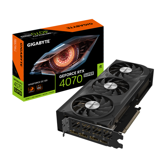 GIGABYTE RTX 4070 SUPER WINDFORCE OC 12GB GRAPHICS CARD