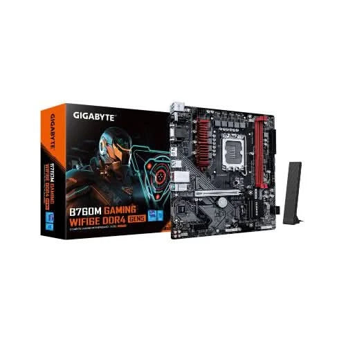 Gigabyte B760M Gaming WIFI6E DDR4 Gen5 M-ATX Motherboard