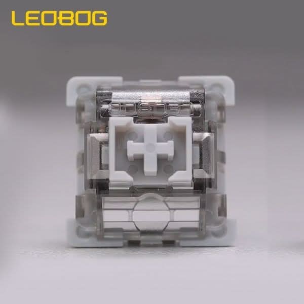 AULA LEOBOG Graywood Switch V3 – Ultra-Smooth, Pre-Lubed, Hot-Swappable, Ideal for Custom Keyboards – 100pcs (GrWS100)