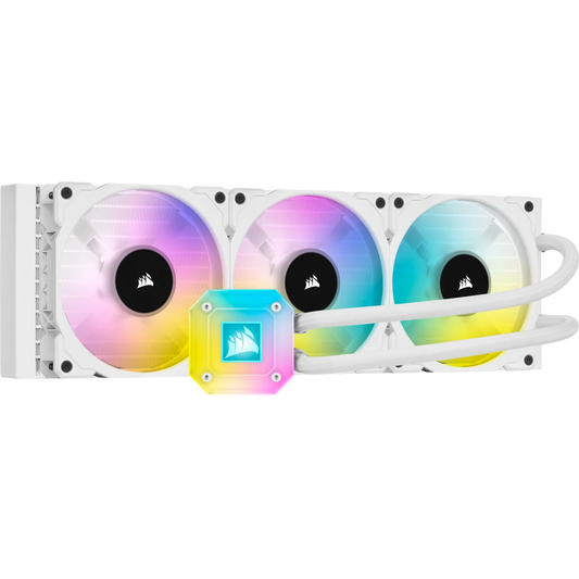 CORSAIR ICUE H150I ELITE CAPELLIX LIQUID CPU COOLER (WHITE) (CW-9060051-WW)