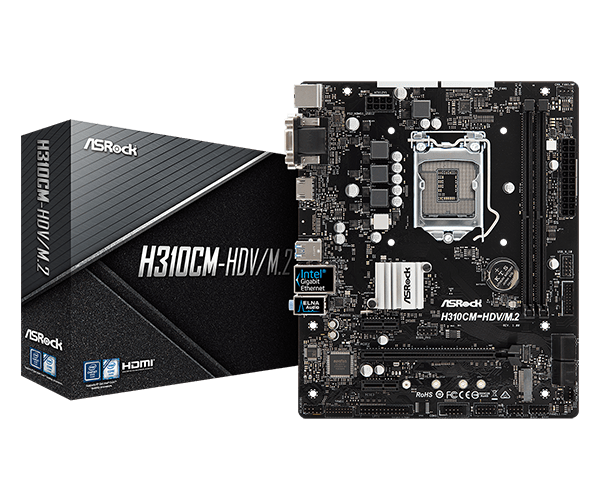 ASROCK H310CM-HDV/M.2 MOTHERBOARD