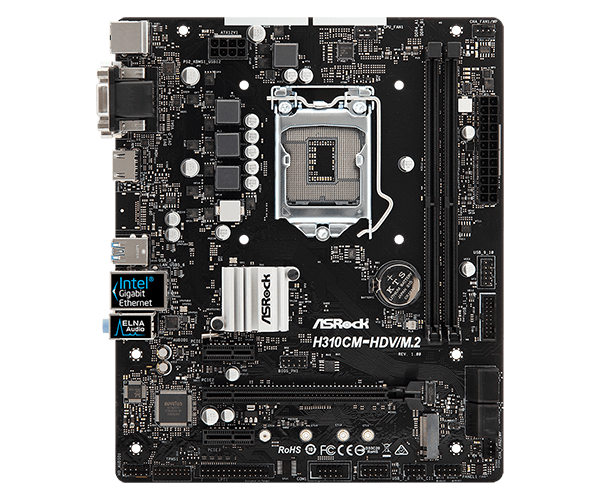 ASROCK H310CM-HDV/M.2 MOTHERBOARD