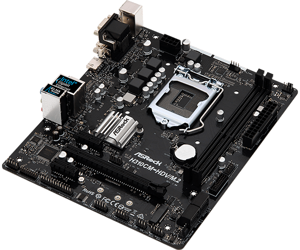 ASROCK H310CM-HDV/M.2 MOTHERBOARD