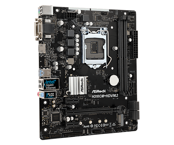 ASROCK H310CM-HDV/M.2 MOTHERBOARD ASROCK H310CM-HDV/M.2 MOTHERBOARD