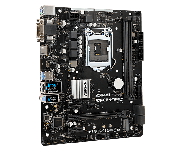 ASROCK H310CM-HDV/M.2 MOTHERBOARD