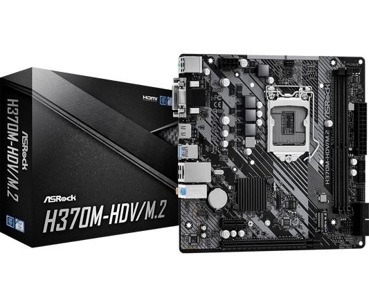 ASROCK H370M-HDV/M.2 DDR4 MOTHERBOARD