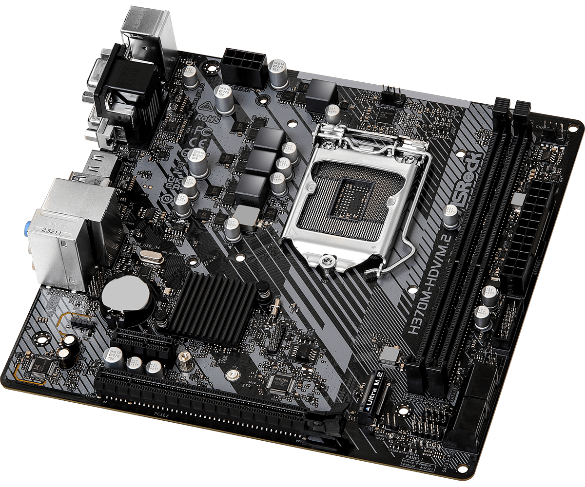 ASROCK H370M-HDV/M.2 DDR4 MOTHERBOARD