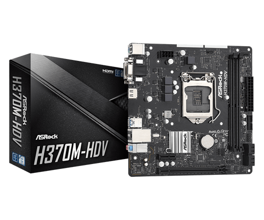 ASROCK H370M-HDV/M.2 DDR4 MOTHERBOARD