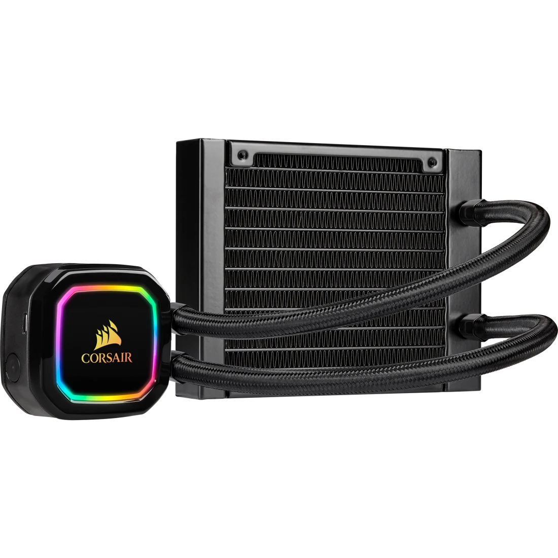 CORSAIR ICUE H60I RGB PRO XT, 120MM RADIATOR, SINGLE 120MM PWM FAN, SOFTWARE CONTROL, LIQUID CPU COOLER (CW-9060049-WW)