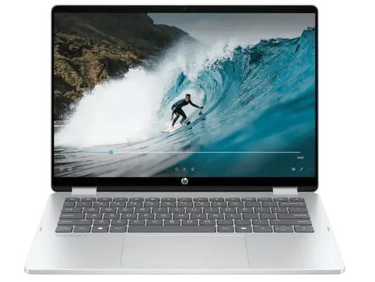 HP OmniBook 5 14-FP0141TU 14 Inch WUXGA Touch Laptop, Intel Core 5 120U, 16GB RAM, 512GB SSD, Windows 11 Home, Microsoft Office 2024, Silver