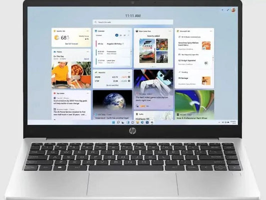 HP 240R G10 C8HR9AT 14 Inch FHD Laptop, Intel Core 5 120U, 8GB RAM, 512GB SSD, DOS, Silver