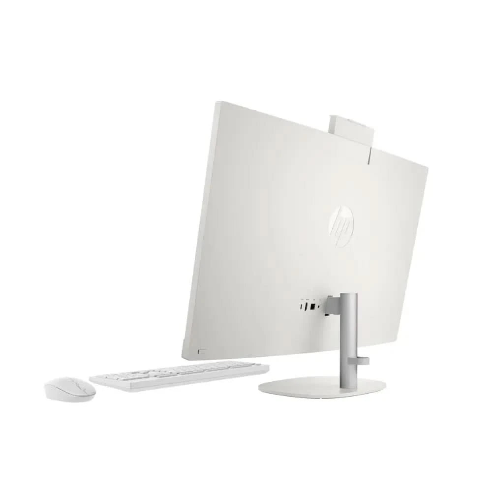 HP All in One Desktop 24-CR0905IN, i3-1315U, 8GB RAM, 512GB SSD, Intel UMA Graphics, Windows 11 Home, Microsoft Office 2024 , HP 510SP White Wireless Keyboard and Mouse Combo