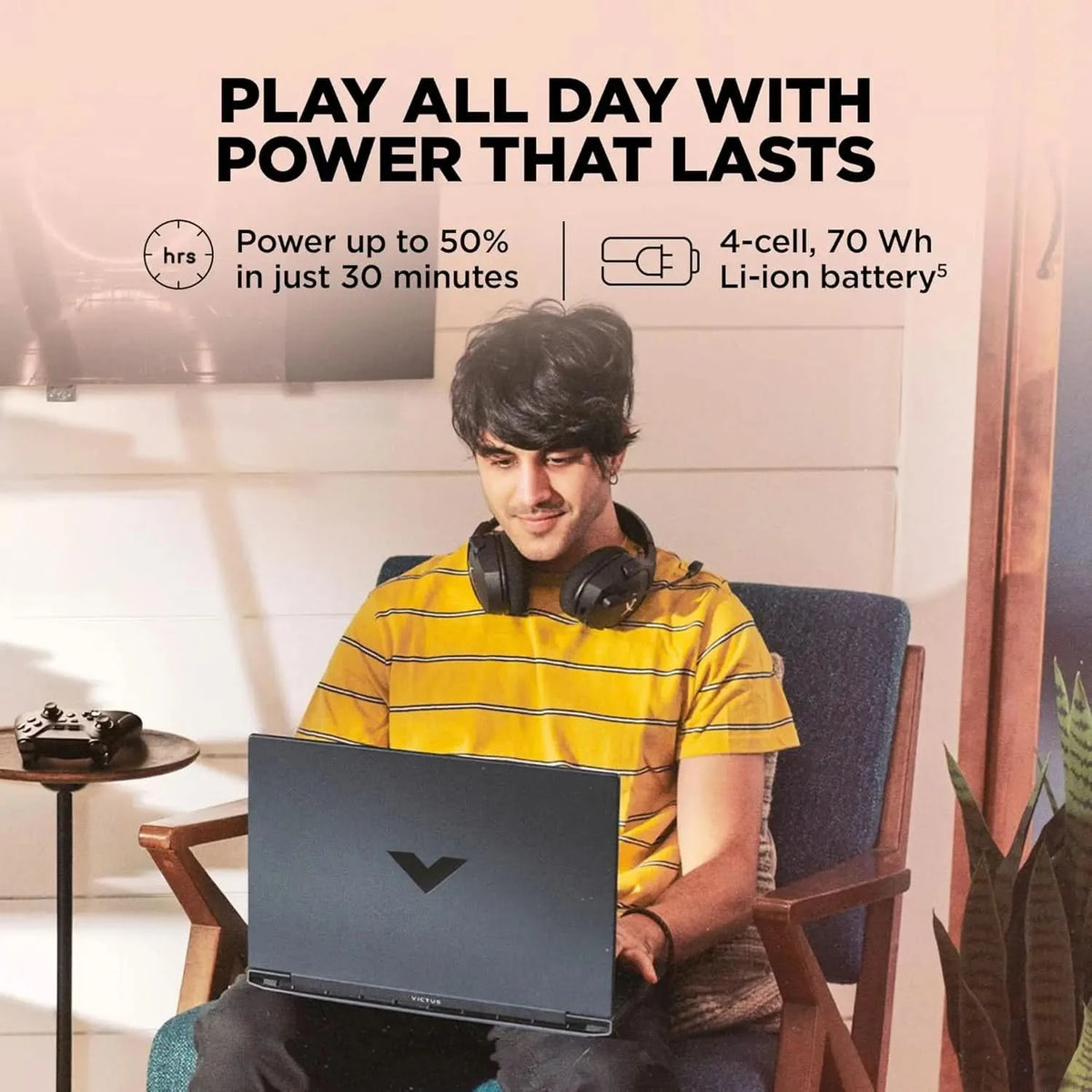 HP Victus, Intel Core i5-14450HX 14th Gen, 6GB RTX 4050, 24GB DDR5 RAM, 512GB SSD, FHD, 144Hz, 300 nits, 15.6 inch, Windows 11 Home, M365, Office24, Silver, 2.29kg, fa2382tx, RGB Gaming Laptop