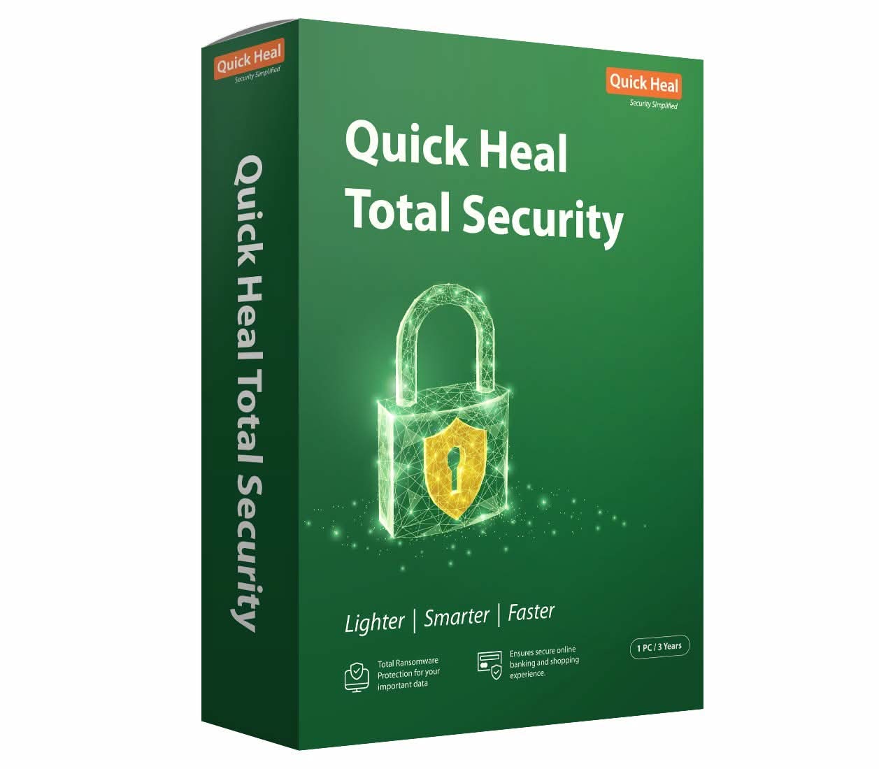 QUICK HEAL TOTAL SECURITY 1 USER 3 YEARS EMAIL DELIVERY IN 2 HOURS