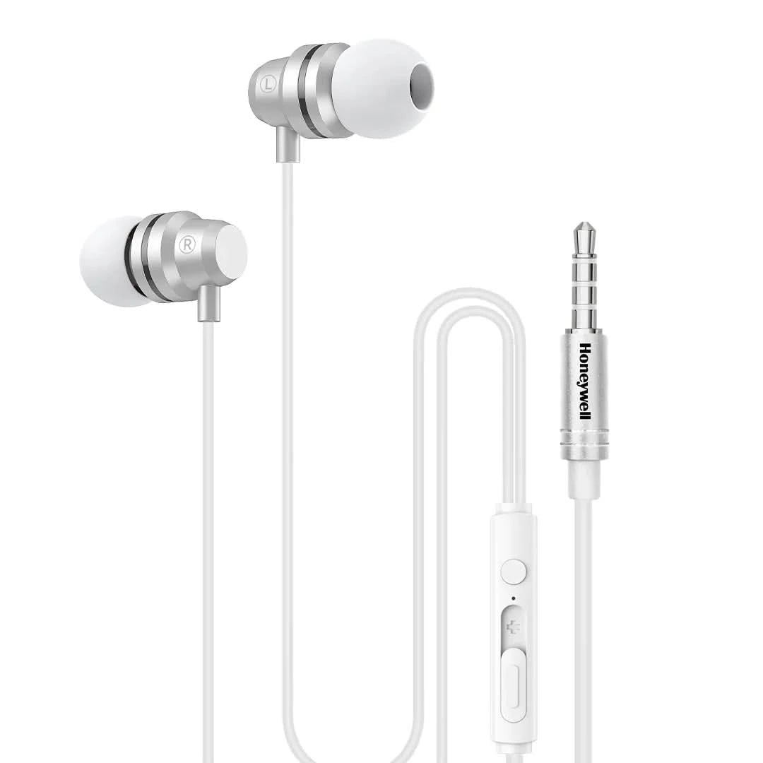 Honeywell Moxie V50 Wired Earphones White
