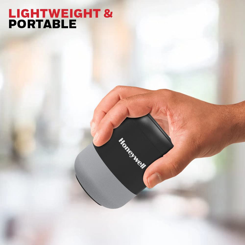 Honeywell Trueno U100 Wireless Duo Bluetooth V5.0 Speaker 5Wx2, 12Hrs Playtime per Speaker, Advanced 52mm Drivers, IPX4, TWS Feature, Premium Stereo Sound, Multi Compatibility Mode