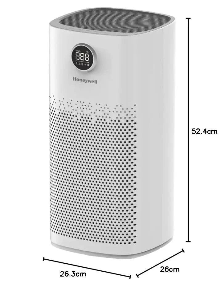 Honeywell Air Purifier For Home, 4 Stage Filtration,Covers 853sq.ft,PM 2.5 Level Display,with WIFI & ALEXA,H13 HEPA & Activated Carbon Filter,Removes 99.99% Pollutants,Micro Allergens-Air Touch P2