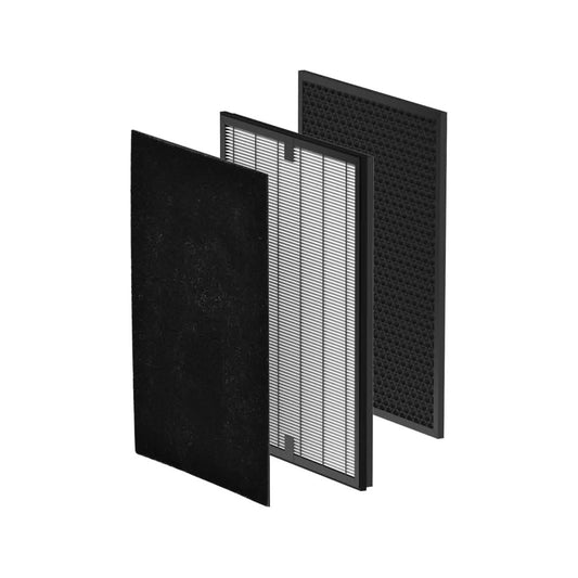 Honeywell Air Touch V2,4-in-1 Compound Filter with Pre-Filter,Nano-Silver Anti Bacterial,HEPA H13 &Activated Carbon Filter Removes 99.99% Allergens,Pollutants,PM2.5,VOCs,Smoke,Toxic Fume