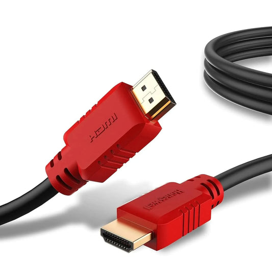 Honeywell HDMI 1.4 Cable with Ethernet | High Speed HDMI Cable 10.2GBPS | Supports 3D /4Kx2K Ultra High Definition | 3D Home Theatre | 3D Gaming | Black (6.56ft/2M)