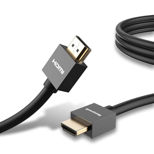 Honeywell HDMI Cable v2.0 with Ethernet, 3D/4K@60Hz Ultra HD Resolution, 5 Mtr, 18 GBPS Transmission Speed, High Speed, Compatible with all HDMI Devices Laptop Desktop TV Set-top Box Gaming Console