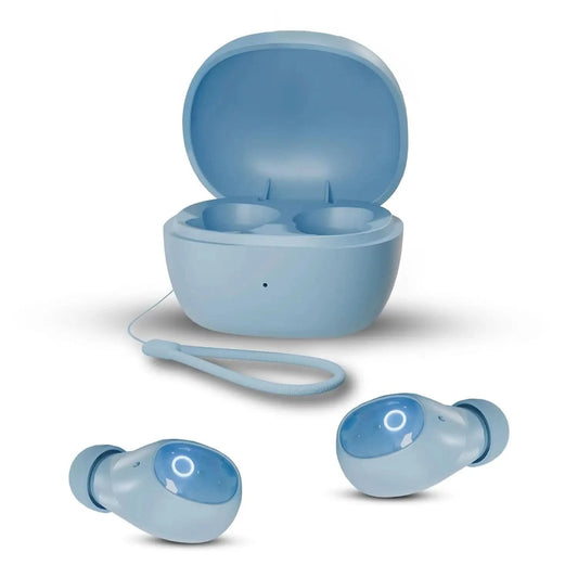 Honeywell Moxie V1500 Bluetooth TWS Earbuds with 48H Playtime, Type C Fast Charging, IPX4 Water Resistant, Bluetooth V5.4, 8mm*2 Drivers, Touch Controls, Voice Assistant, Noise Cancelling Blue