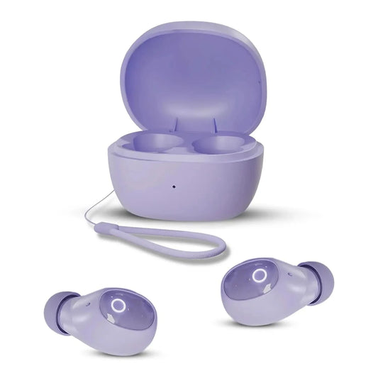 Honeywell Moxie V1500 Bluetooth TWS Earbuds with 48H Playtime, Type C Fast Charging, IPX4 Water Resistant, Bluetooth V5.4, 8mm*2 Drivers, Touch Controls, Voice Assistant, Noise Cancelling Purple