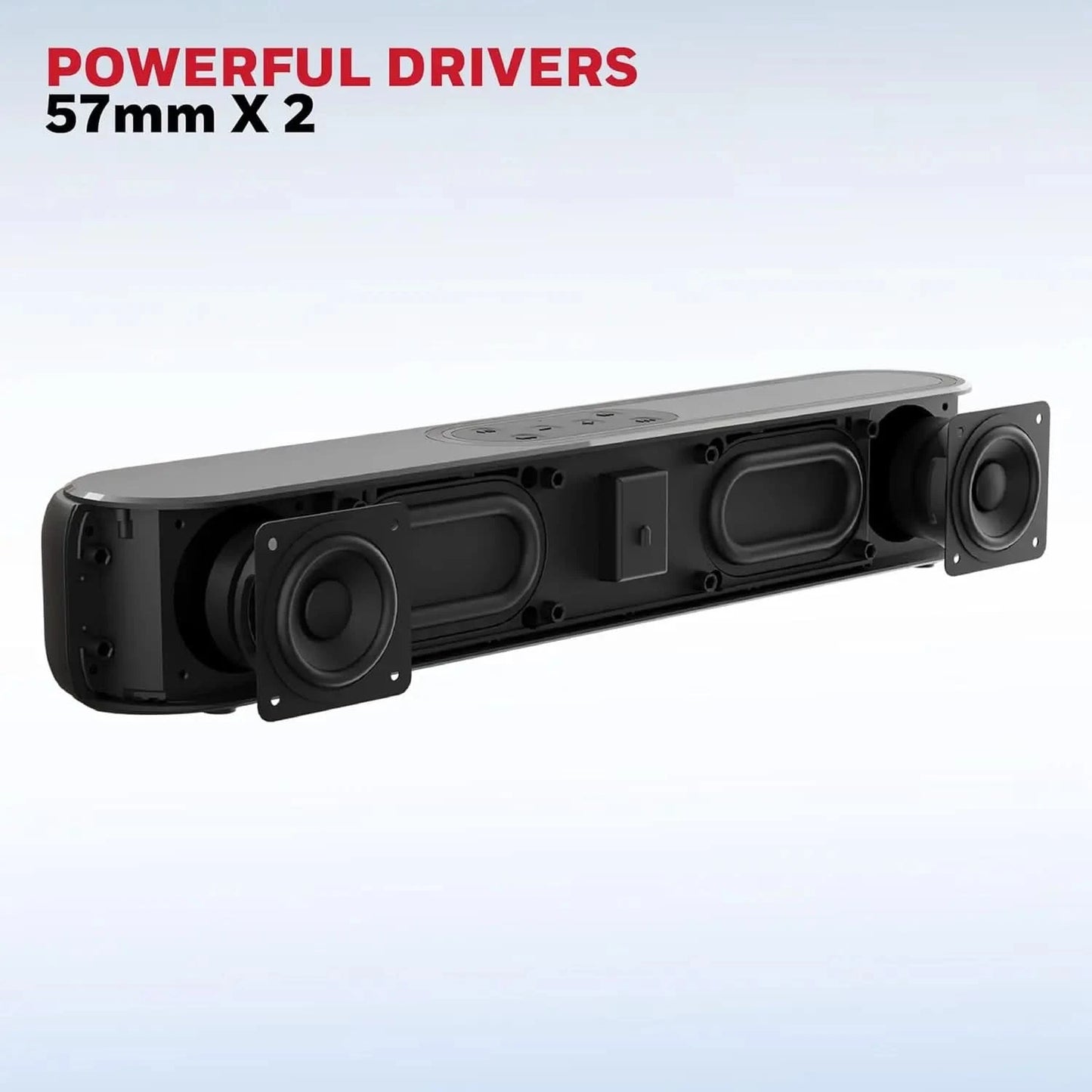 Honeywell Moxie V3000 Soundbar | 30W Wireless Stereo Sound, Deep Bass, Bluetooth v5.3+EDR, 12-Hour Playtime, Dual 57mm Drivers, AUX & USB Input