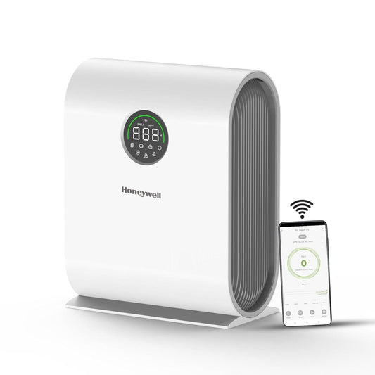 HoneywellNewLaunchAirPurifierforHome_4-stagefiltration_Covers589sq.ft_H13HEPAFilter_WiFiApp_VoiceControl_FilterLifeUpto9000Hrs_Removes99.99_PM2.5_AQILEDDisplay-AirTouchV5