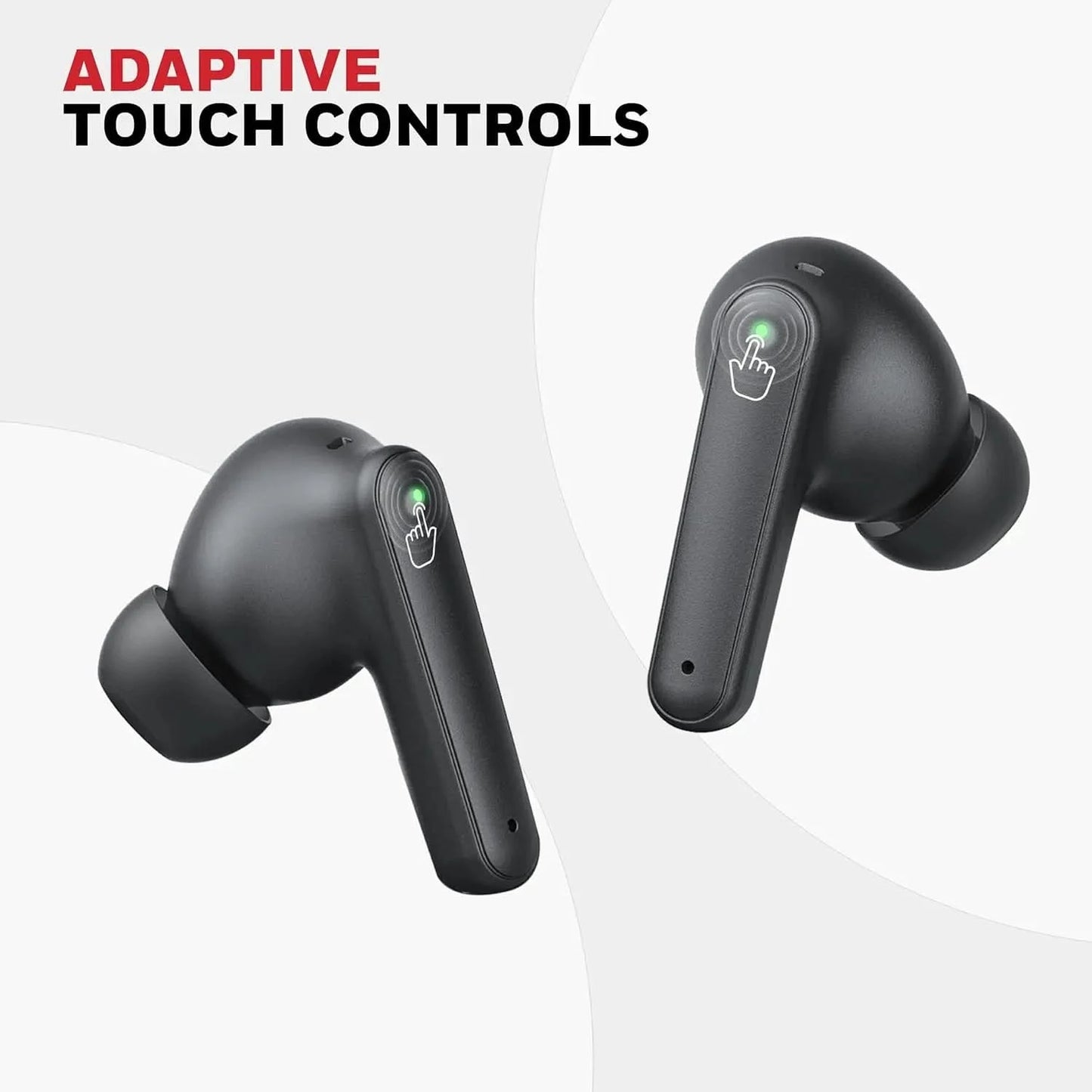 Honeywell New Launched Moxie V1400 Bluetooth v5.4 TWS in-Ear Earbuds, ENC with 4 Mics for HD Calling, 45H Battery Life, Stereo Sound, Deep Bass, IPX4, 40ms Low Latency Gaming Mode