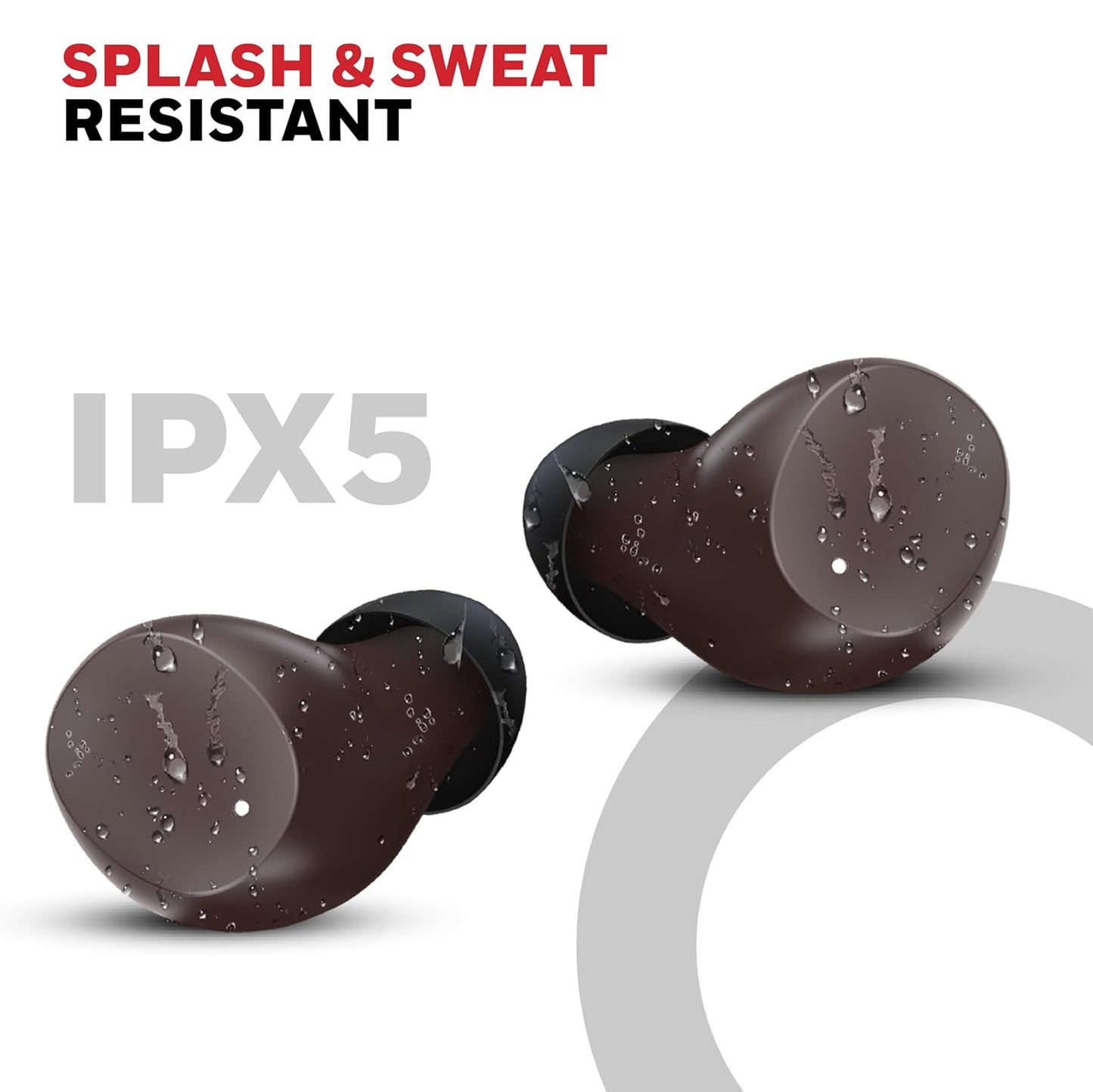 Honeywell New Launched Suono P2200 Bluetooth v5.4 TWS Earbuds, ENC with 2 Mics for HD Calling, 54H Battery Life, Stereo Sound, Deep Bass, IPX5, 40ms Low Latency Gaming Mode Brown