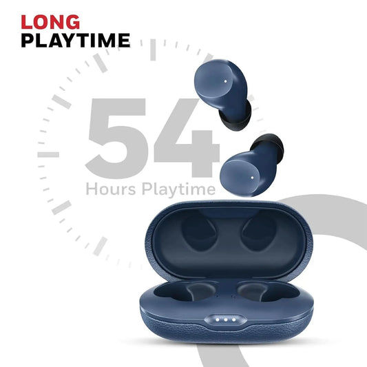 Honeywell New Launched Suono P2200 Bluetooth v5.4 TWS Earbuds, ENC with 2 Mics for HD Calling, 54H Battery Life, Stereo Sound, Deep Bass, IPX5, 40ms Low Latency Gaming Mode Blue