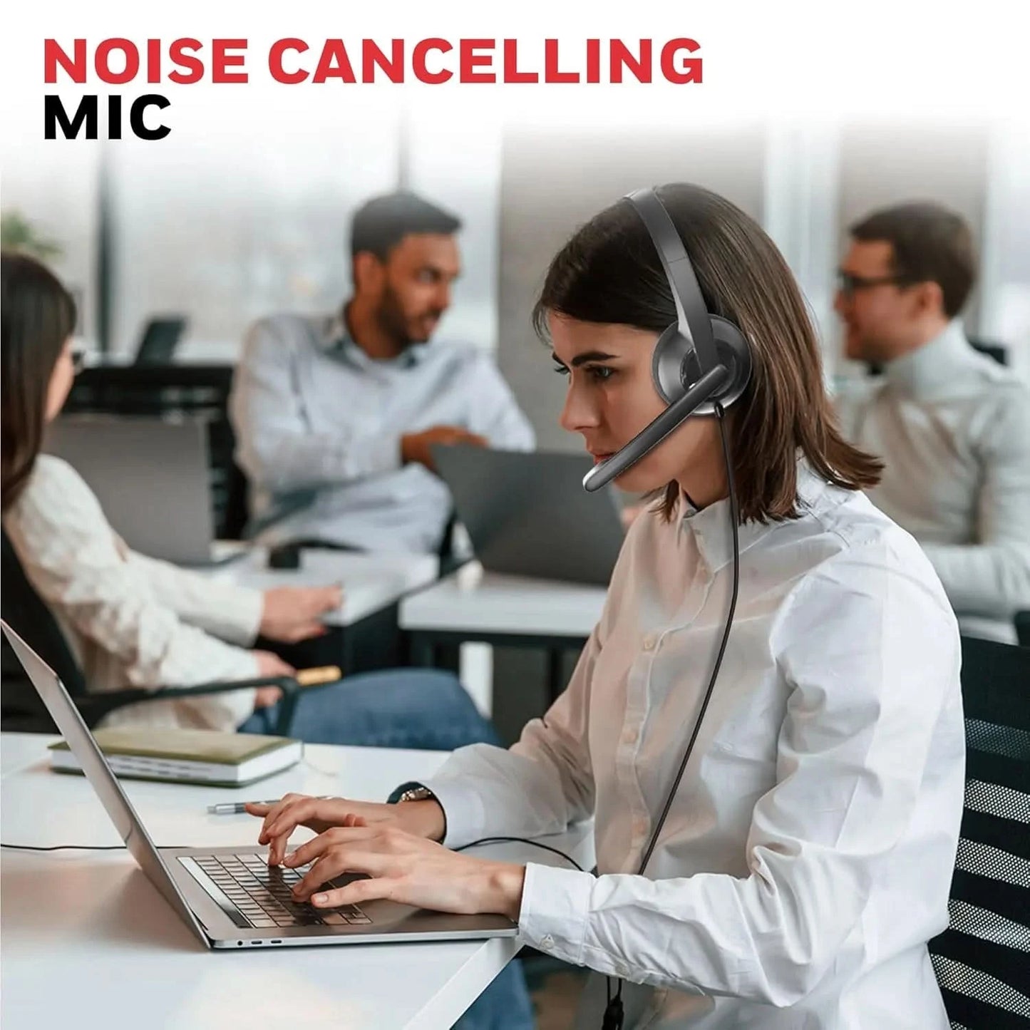 Honeywell New Suono P40 Wired On-Ear Headphones with Rotating Mic for HD Calling, Dual 40mm Drivers, Adjustable Headband for PC/Laptop/Computers, in-Built Noise canceling, Stereo Sound, Deep Bass
