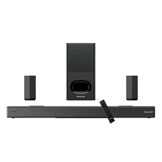 Honeywell Newly Launched Trueno U8000 5.1Ch Soundbar 700W Dolby Atmos, 3D Surround Sound, Deep Bass Subwoofer, Wireless Satellite Speakers, 4 EQ Modes, BT v5.4, AUX, USB, Optical Input & HDMI ARC/Earc