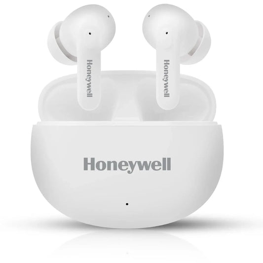 Honeywell Suono P2100 Bluetooth in Ear TWS Earbuds with 50h of Playtime, ENC Mode, 4 Mics, Type C Fast Charging, Low Latency Mode for Gaming, BT v5.3, 13mm Drivers, Voice Assistant,2 Years Warranty