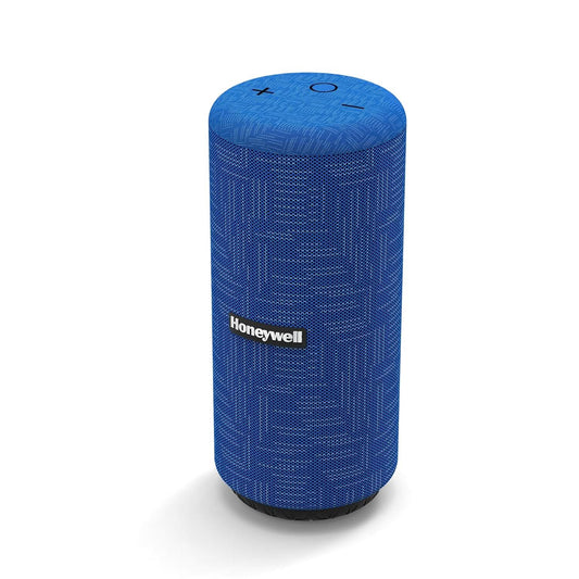 Honeywell Suono P300 Bluetooth 5.3 Wireless Portable Speaker, 10W Output, 9H Playtime, Deep Bass, IPX4, TWS Pairing, Fast Charging, SD/USB/AUX, Built-in Mic, 52mm Drivers, 2-Year Warranty – Blue