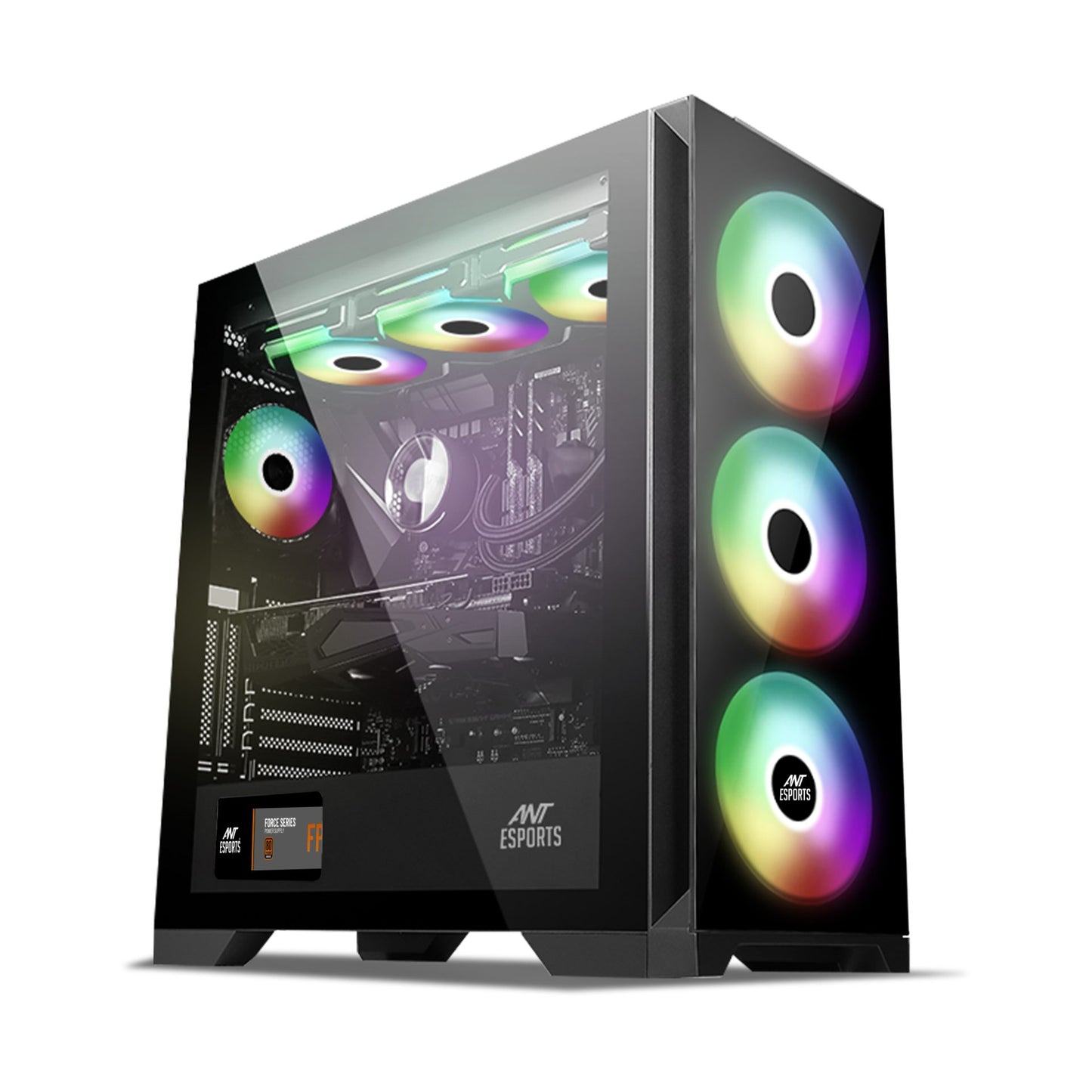 ANT ESPORTS ICE 590TG MID-TOWER E-ATX CABINET