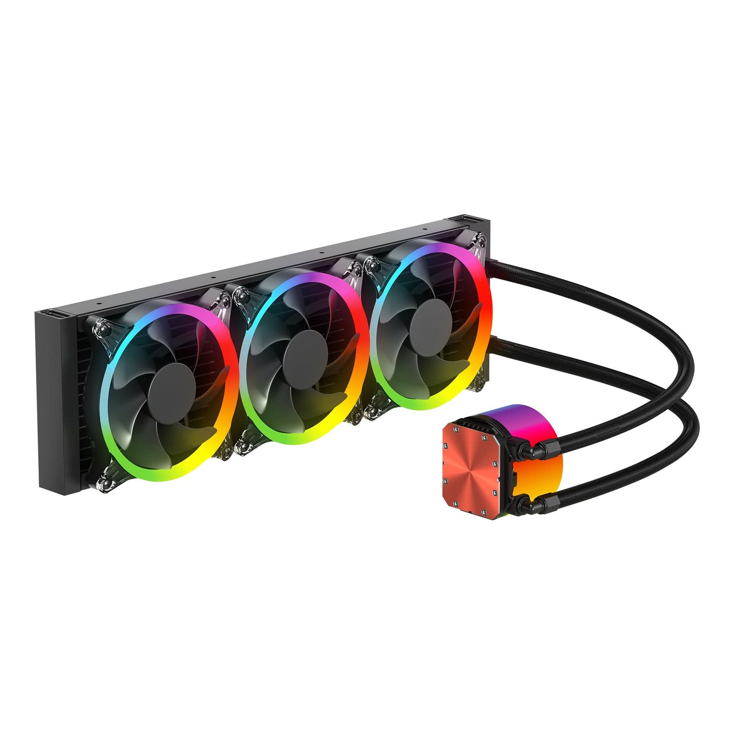 ANT ESPORTS ICE CHROMA 360 ARGB 360MM CPU LIQUID COOLER BLACK