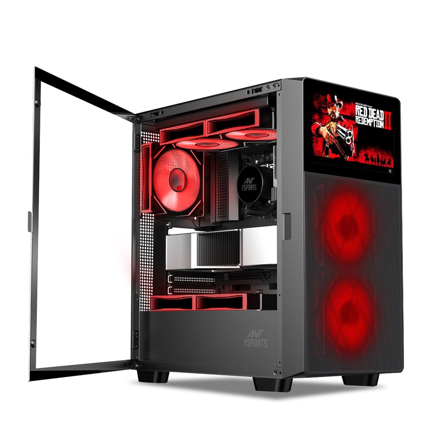 ANT ESPORTS ICE DIGITAL C3 MID TOWER GAMING CABINET - BLACK