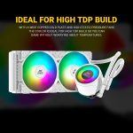 ANT ESPORTS CPU COOLER ICE-240 ARGB WHITE